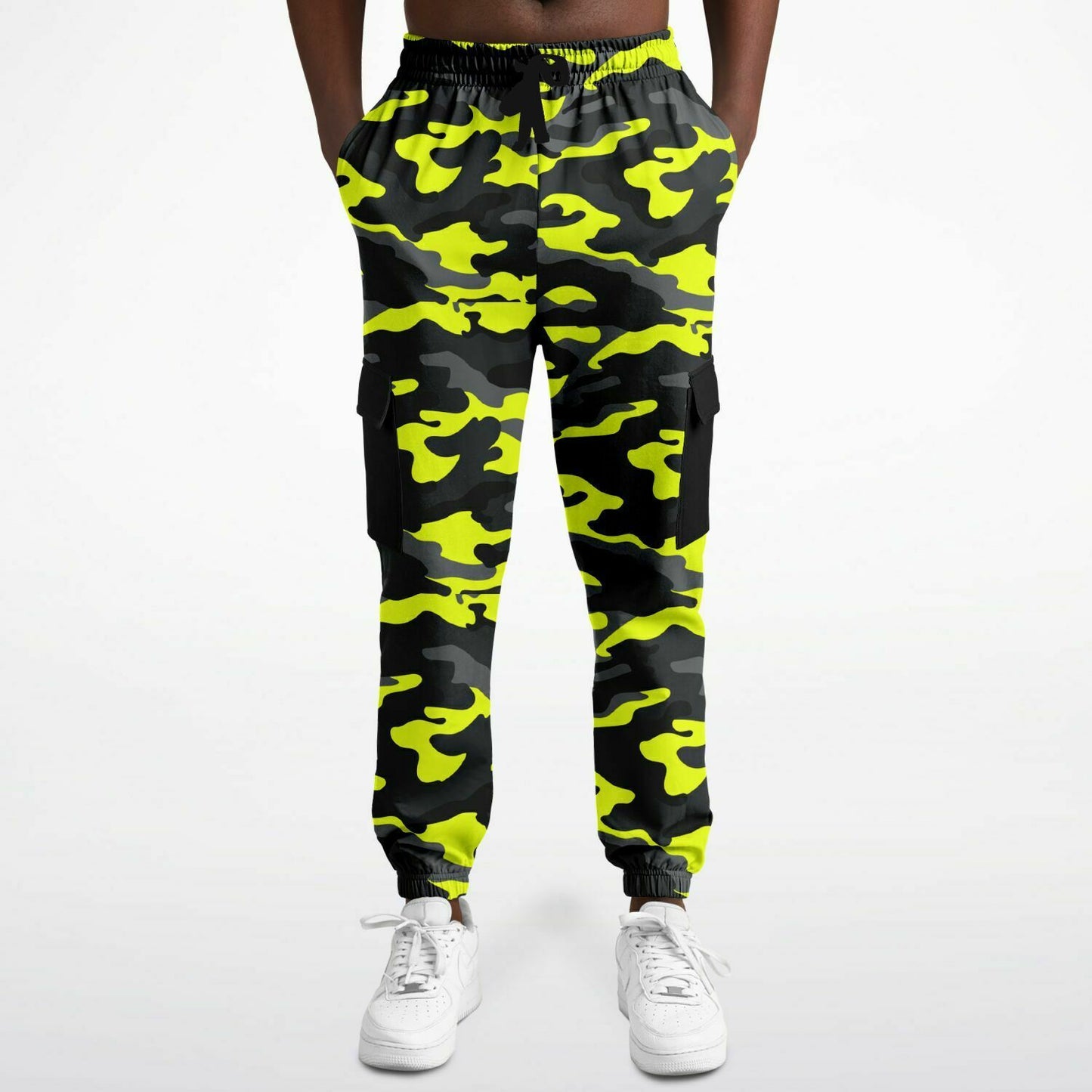 (A) Yellow Camouflage Sweatpants
