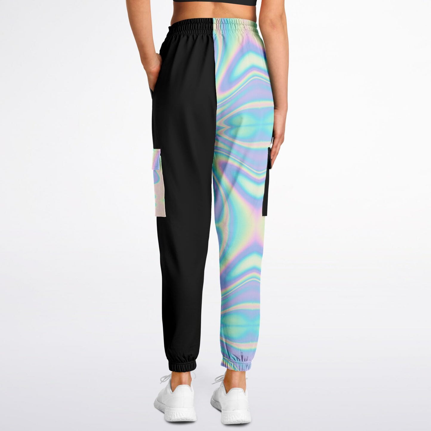 Holographic Two Tone Sweatpants