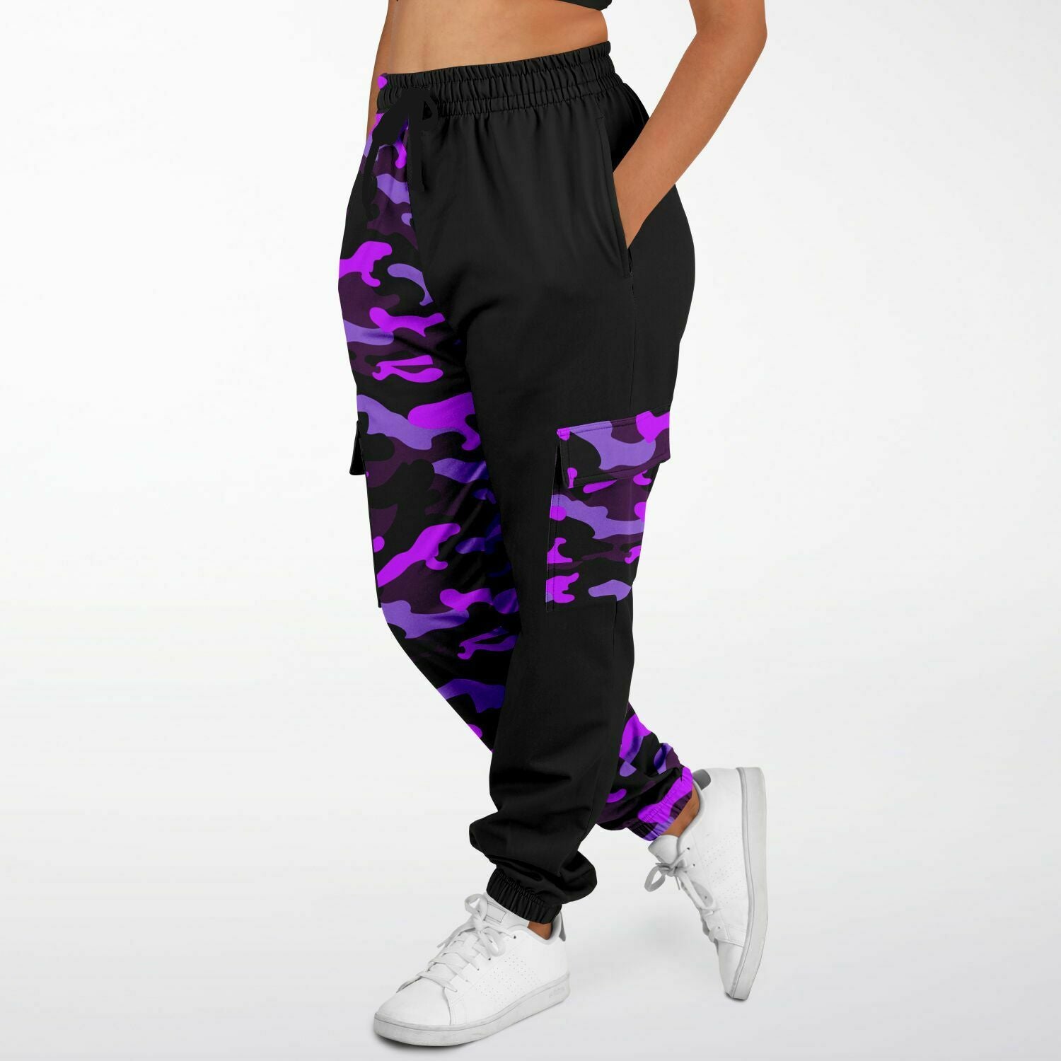 A Purple Camouflage Two Tone Sweatpants Rara s craze