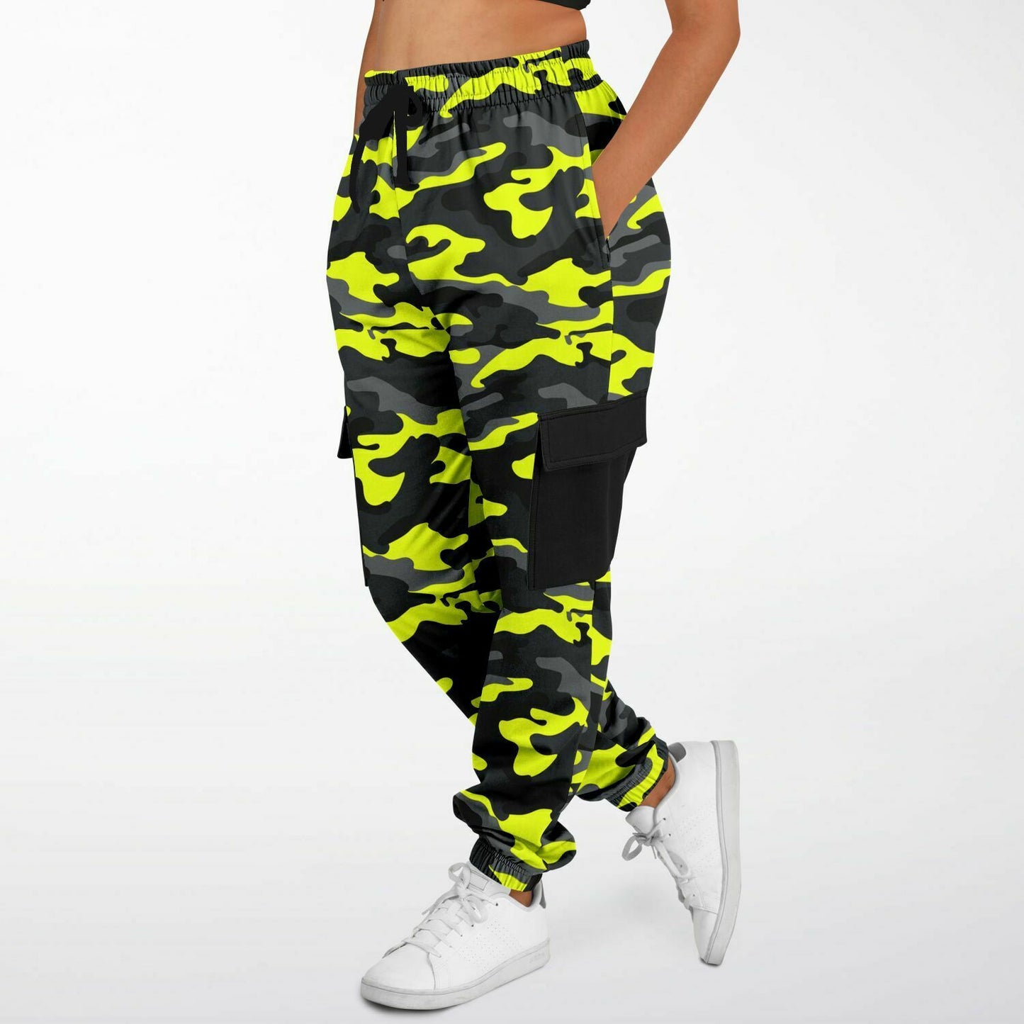 (A) Yellow Camouflage Sweatpants