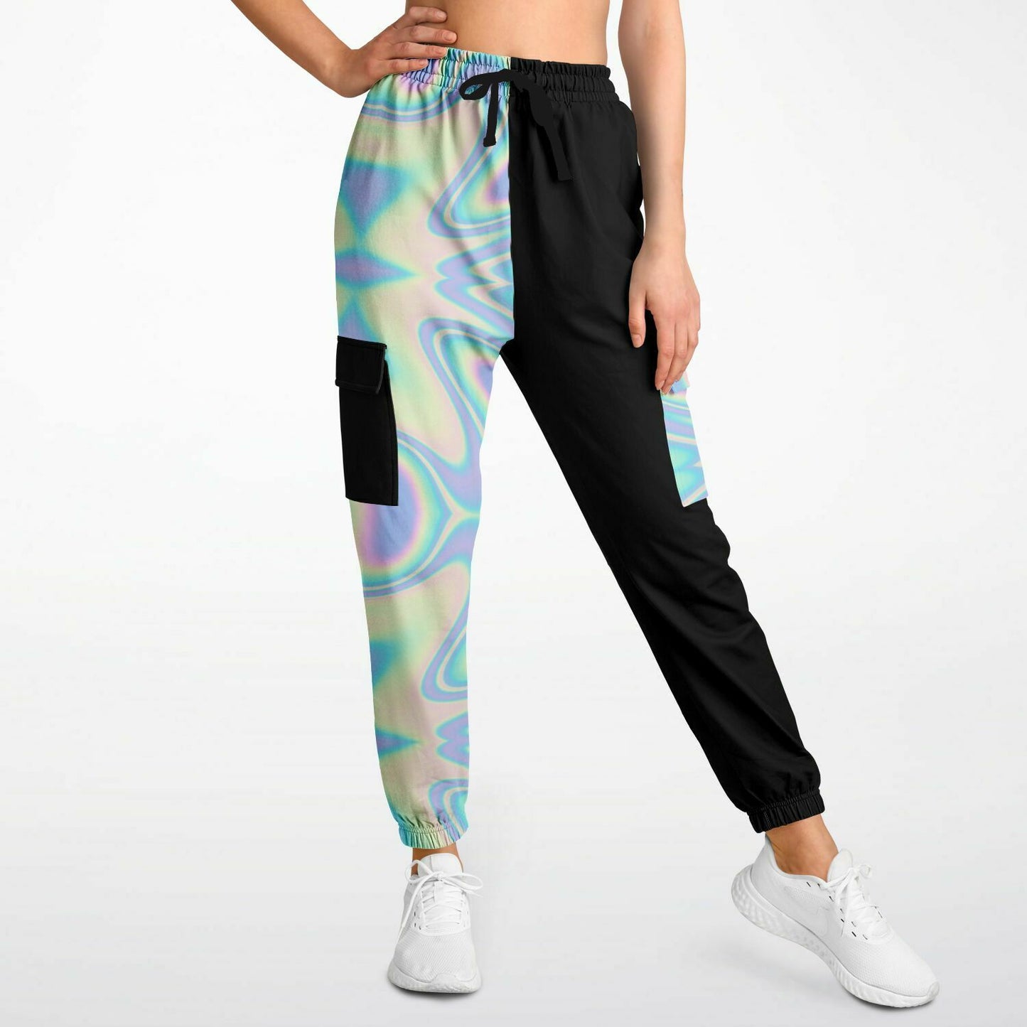 Holographic Two Tone Sweatpants